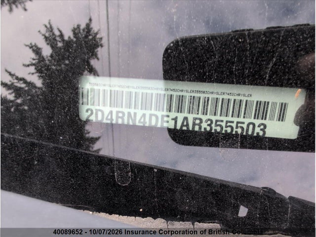 2010 Dodge Grand Caravan Se მანქანა იყიდება აუქციონზე, vin: 2D4RN4DE1AR355503, აუქციონის ნომერი: 40089652