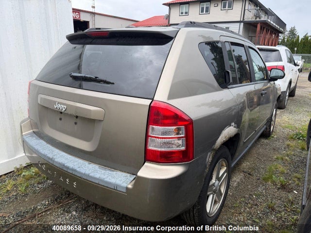 Продажа на аукционе авто 2008 Jeep Compass Sport, vin: 1J8FT47W98D567565, номер лота: 40089658