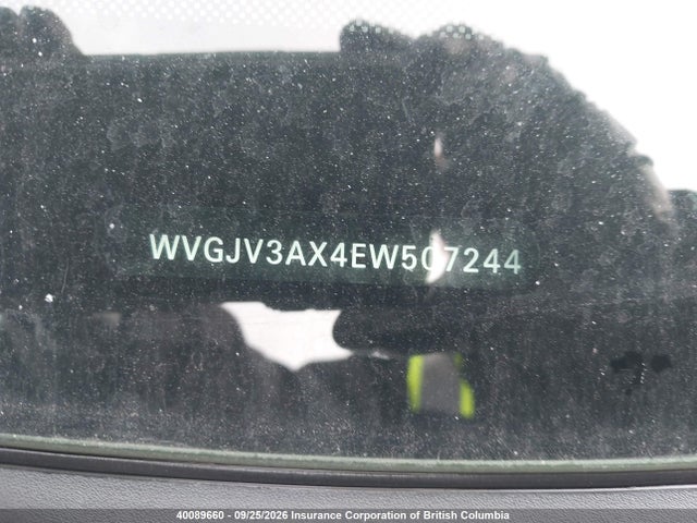 Aukcja sprzedaży 2014 Volkswagen Tiguan Comfortline/highline/trendline, vin: WVGJV3AX4EW507244, numer aukcji: 40089660
