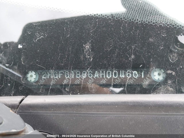 Auction sale of the 2010 Honda Civic, vin: 2HGFG1B66AH004601, lot number: 40089673