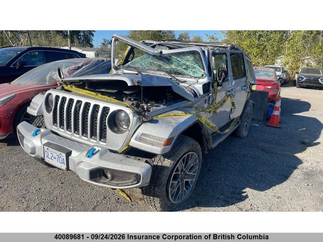 Продажа на аукционе авто 2023 Jeep Wrangler Sahara 4xe, vin: 1C4JJXP68PW521706, номер лота: 40089681