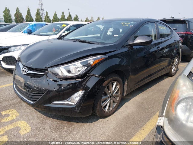 2015 Hyundai Elantra Se/sport/limited მანქანა იყიდება აუქციონზე, vin: KMHDH4AE2FU285762, აუქციონის ნომერი: 40081043