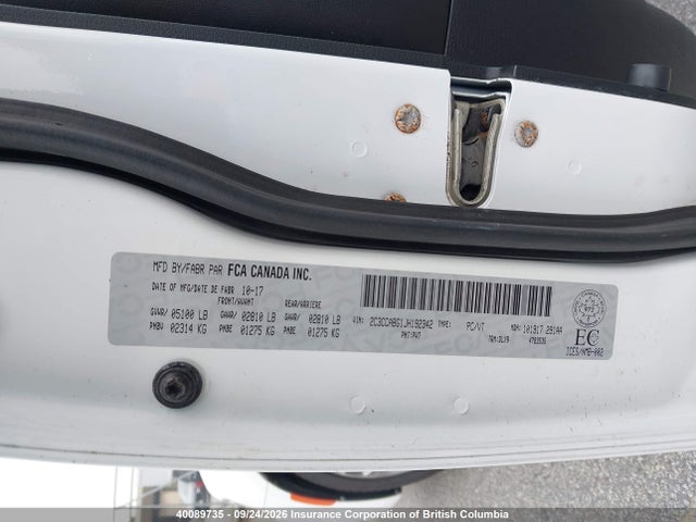 Auction sale of the 2018 Chrysler 300, vin: 2C3CCABG1JH192342, lot number: 40089735