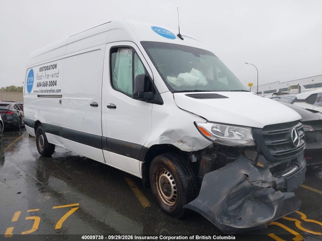 Продаж на аукціоні авто 2019 Mercedes-benz Sprinter 2500 High Roof V6, vin: WD3BF1CD1KP052611, номер лоту: 40089738