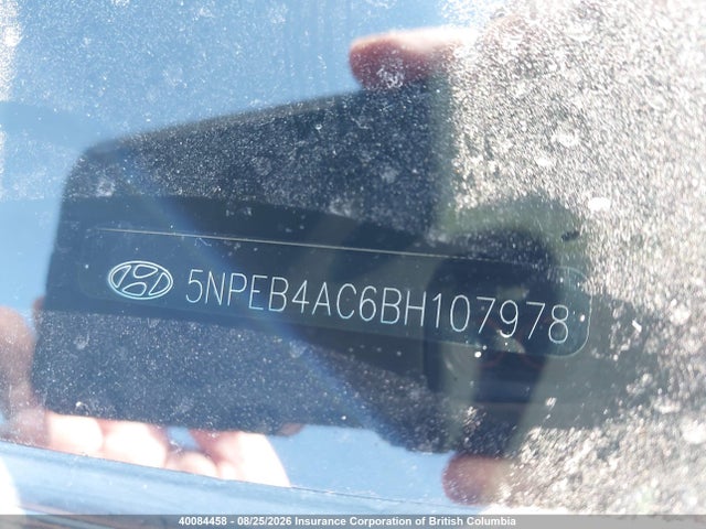 Продаж на аукціоні авто 2011 Hyundai Sonata Gls, vin: 5NPEB4AC6BH107978, номер лоту: 40084458