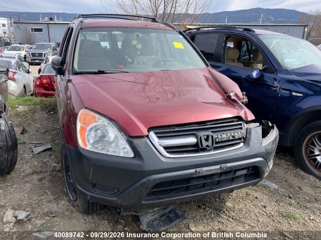 40089742 :رقم المزاد ، JHLRD78474C800524 vin ، 2004 Honda Cr-v مزاد بيع