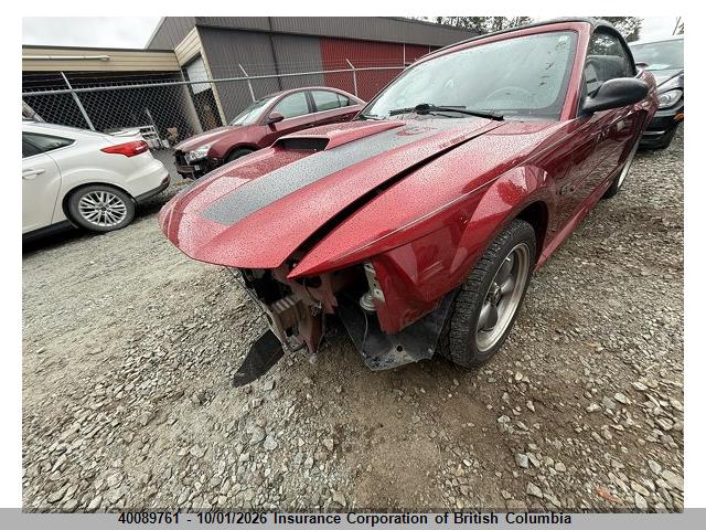 Aukcja sprzedaży 2003 Ford Mustang Gt, vin: 1FAFP45X43F324367, numer aukcji: 40089761