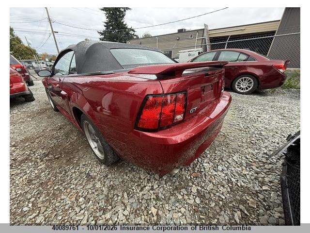 Aukcja sprzedaży 2003 Ford Mustang Gt, vin: 1FAFP45X43F324367, numer aukcji: 40089761
