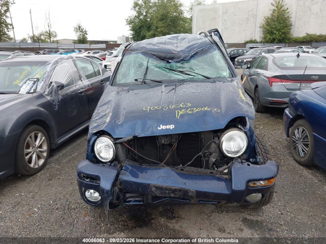 2002 Jeep Liberty Limited მანქანა იყიდება აუქციონზე, vin: 1J4GL58K82W137836, აუქციონის ნომერი: 40086063