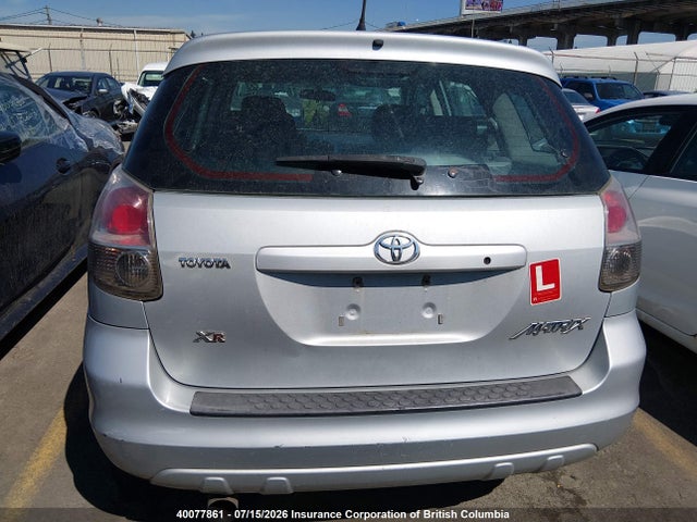 2005 Toyota Corolla Matrix Xr მანქანა იყიდება აუქციონზე, vin: 2T1KR32E85C904734, აუქციონის ნომერი: 40077861