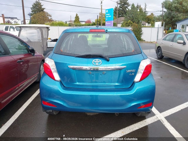 2014 Toyota Yaris მანქანა იყიდება აუქციონზე, vin: VNKKTUD31EA003977, აუქციონის ნომერი: 40087768