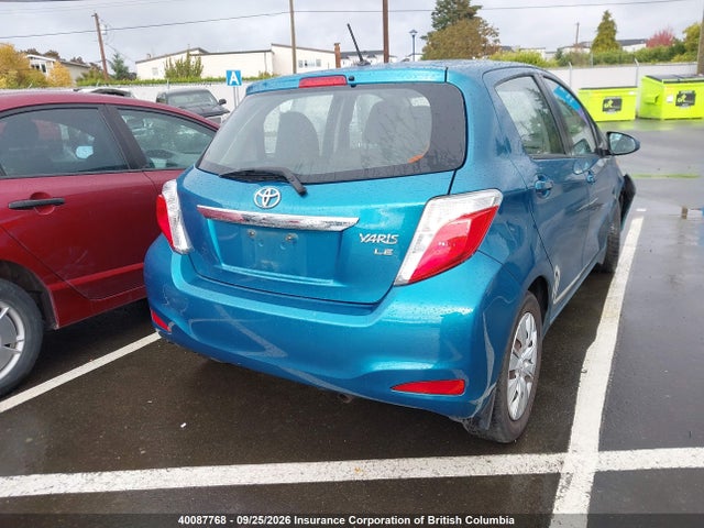 2014 Toyota Yaris მანქანა იყიდება აუქციონზე, vin: VNKKTUD31EA003977, აუქციონის ნომერი: 40087768