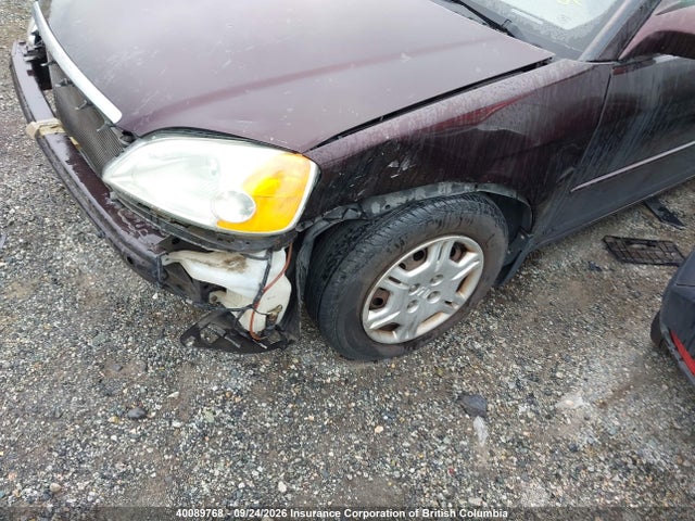 40089768 :رقم المزاد ، 2HGES16651H937409 vin ، 2001 Honda Civic مزاد بيع