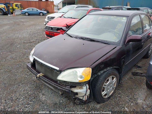40089768 :رقم المزاد ، 2HGES16651H937409 vin ، 2001 Honda Civic مزاد بيع