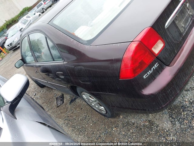 40089768 :رقم المزاد ، 2HGES16651H937409 vin ، 2001 Honda Civic مزاد بيع