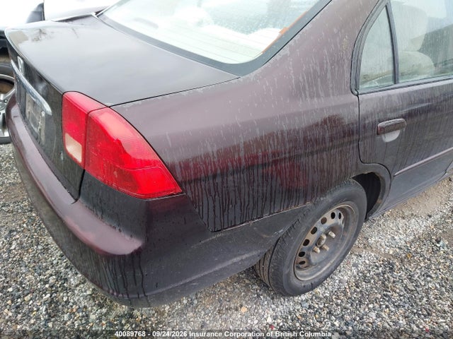 40089768 :رقم المزاد ، 2HGES16651H937409 vin ، 2001 Honda Civic مزاد بيع