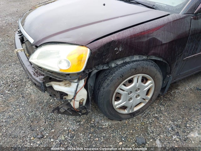 40089768 :رقم المزاد ، 2HGES16651H937409 vin ، 2001 Honda Civic مزاد بيع