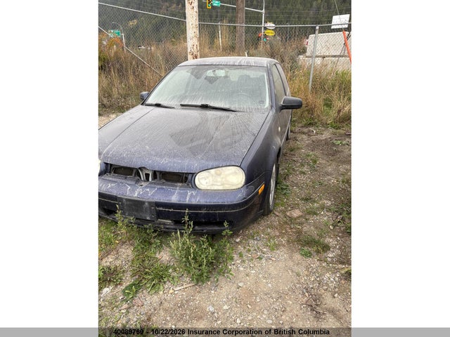 40089769 :رقم المزاد ، WVWBA21J0YW537551 vin ، 2000 Volkswagen Golf مزاد بيع