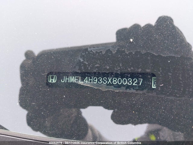 40082879 :رقم المزاد ، JHMFL4H93SX800327 vin ، 2025 Honda Civic Sport Touring مزاد بيع