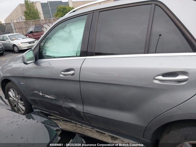 40089481 :رقم المزاد ، 4JGDA2EB8CA041216 vin ، 2012 Mercedes-benz Ml 350 Bluetec مزاد بيع