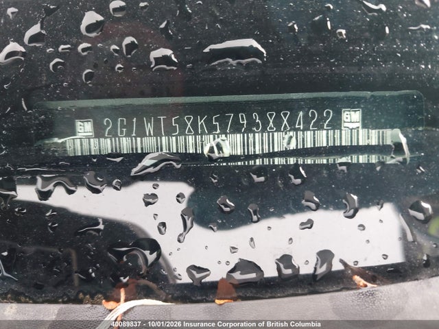 Aukcja sprzedaży 2007 Chevrolet Impala Lt, vin: 2G1WT58K579388422, numer aukcji: 40089837