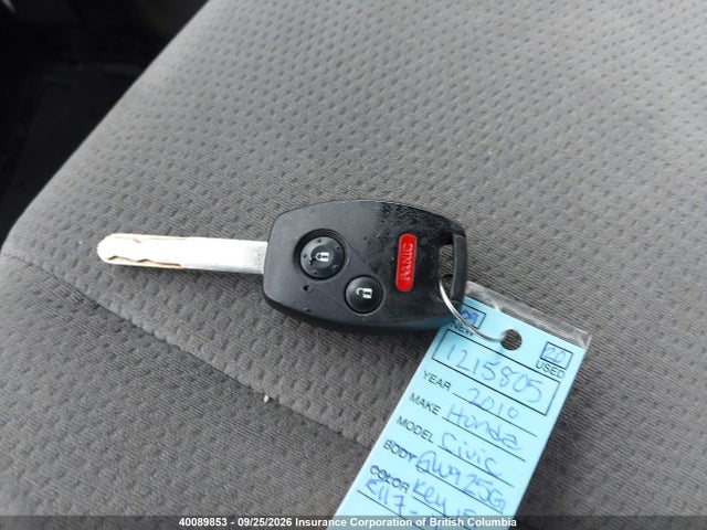 Aukcja sprzedaży 2010 Honda Civic, vin: 2HGFA1F47AH022759, numer aukcji: 40089853