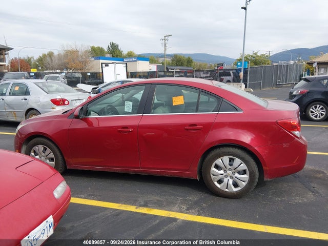 Auction sale of the 2012 Chevrolet Cruze, vin: 1G1PF5SC4C7120325, lot number: 40089857