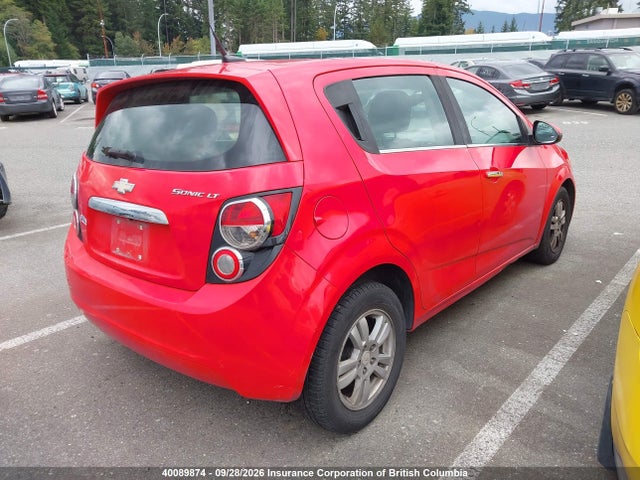 Chevrolet Sonic 2014 1G1JC6EH1E4171202 Image 4