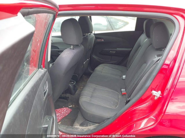 Chevrolet Sonic 2014 1G1JC6EH1E4171202 Image 8