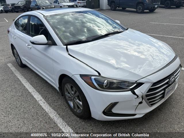 Продаж на аукціоні авто 2018 Hyundai Elantra Sel/value/limited, vin: KMHD84LF3JU524945, номер лоту: 40089876