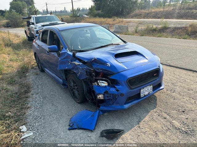 2016 Subaru Wrx Sti მანქანა იყიდება აუქციონზე, vin: JF1VA2T68G9829036, აუქციონის ნომერი: 40089884