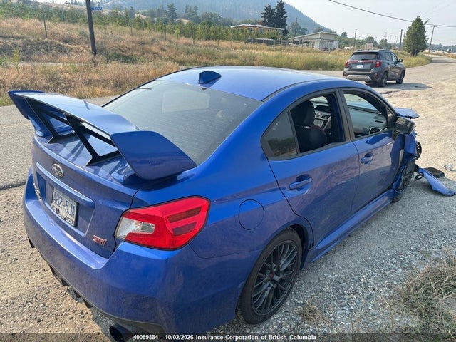 Продажа на аукционе авто 2016 Subaru Wrx Sti, vin: JF1VA2T68G9829036, номер лота: 40089884