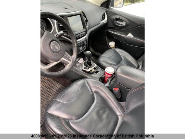 2016 Jeep Cherokee Trailhawk მანქანა იყიდება აუქციონზე, vin: 1C4PJMBS6GW378428, აუქციონის ნომერი: 40089899