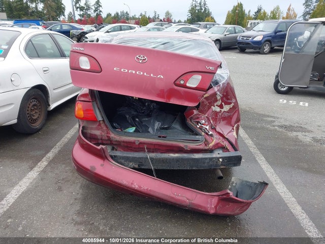 40085944 :رقم المزاد ، 2T1BR12E6YC810893 vin ، 2000 Toyota Corolla Ve/ce/le مزاد بيع