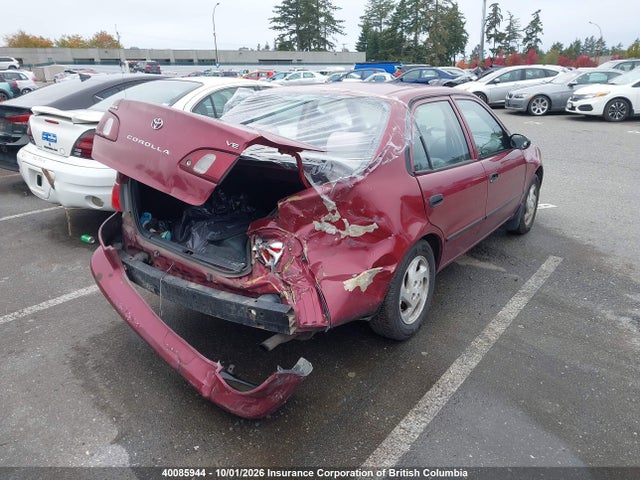 40085944 :رقم المزاد ، 2T1BR12E6YC810893 vin ، 2000 Toyota Corolla Ve/ce/le مزاد بيع