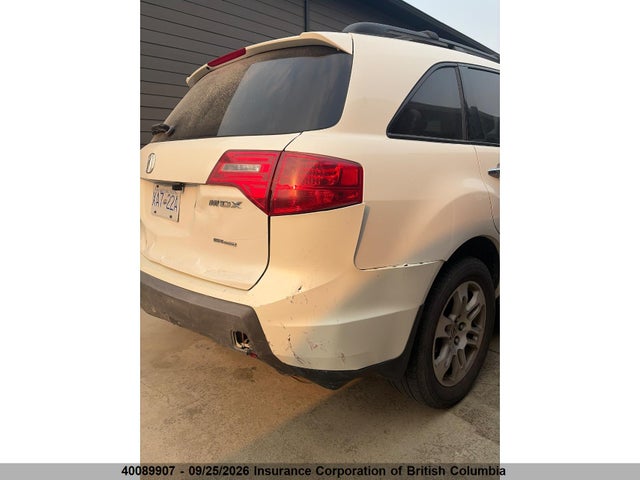 Aukcja sprzedaży 2007 Acura Mdx, vin: 2HNYD28277H001218, numer aukcji: 40089907