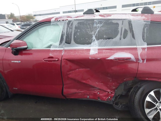 2021 Toyota Highlander Hybrid Xle მანქანა იყიდება აუქციონზე, vin: 5TDGBRCHXMS519235, აუქციონის ნომერი: 40089920