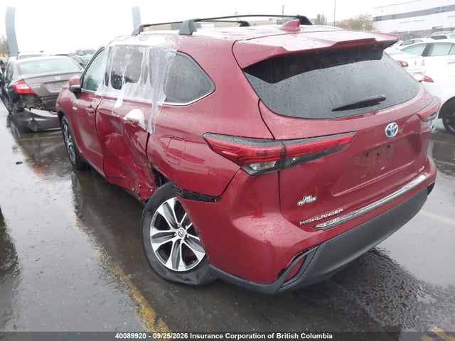 2021 Toyota Highlander Hybrid Xle მანქანა იყიდება აუქციონზე, vin: 5TDGBRCHXMS519235, აუქციონის ნომერი: 40089920