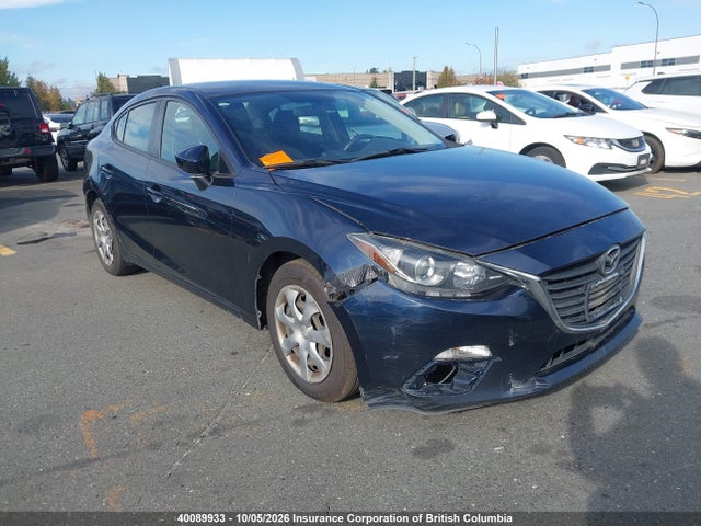 40089933 :رقم المزاد ، 3MZBM1U73FM124826 vin ، 2015 Mazda Mazda3 Gx مزاد بيع