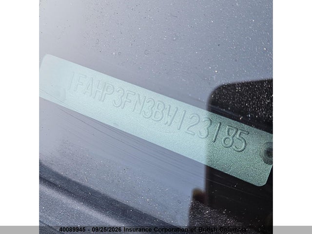 40089945 :رقم المزاد ، 1FAHP3FN3BW123185 vin ، 2011 Ford Focus مزاد بيع