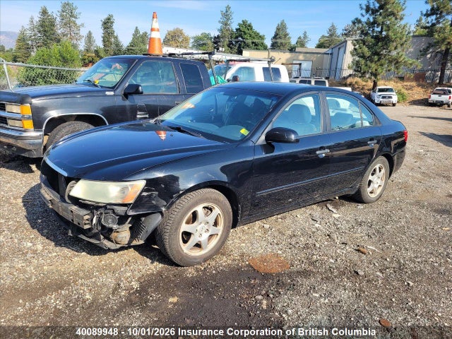 2007 Hyundai Sonata Gls მანქანა იყიდება აუქციონზე, vin: 5NPET46C57H180773, აუქციონის ნომერი: 40089948