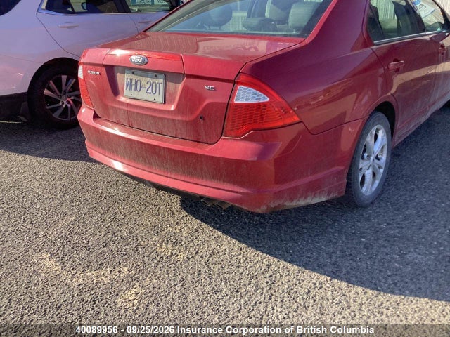 40089956 :رقم المزاد ، 3FAHP0HA5CR252221 vin ، 2012 Ford Fusion Se مزاد بيع