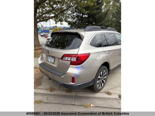 40089961 :رقم المزاد ، 4S4BSCNC4F3355201 vin ، 2015 Subaru Outback 2.5i Limited مزاد بيع