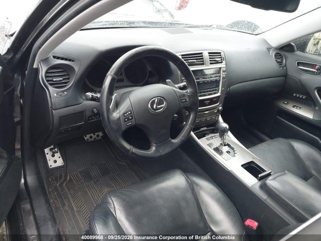 Продаж на аукціоні авто 2007 Lexus Is 250, vin: JTHBK262875047053, номер лоту: 40089968