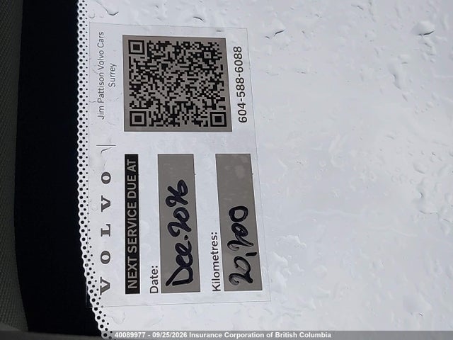 40089977 :رقم المزاد ، LYVH60DL9RB938570 vin ، 2024 Volvo Xc60 مزاد بيع