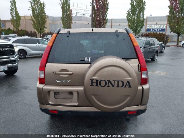 40089981 :رقم المزاد ، JHLRD789X2C808061 vin ، 2002 Honda Cr-v مزاد بيع