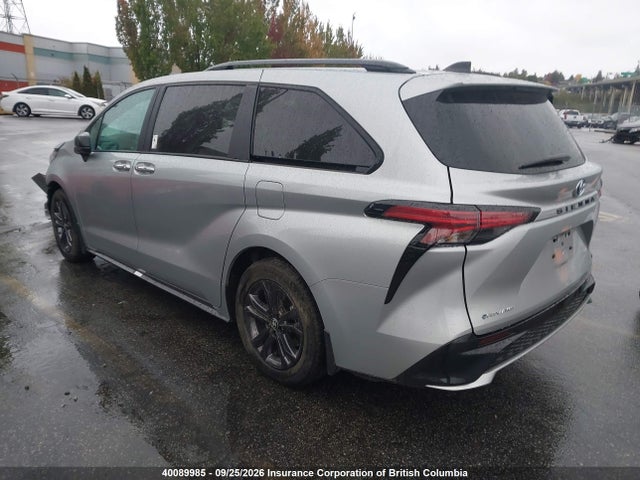 2025 Toyota Sienna Le/xse/limited/platinum მანქანა იყიდება აუქციონზე, vin: 5TDGSKFC9SS170282, აუქციონის ნომერი: 40089985