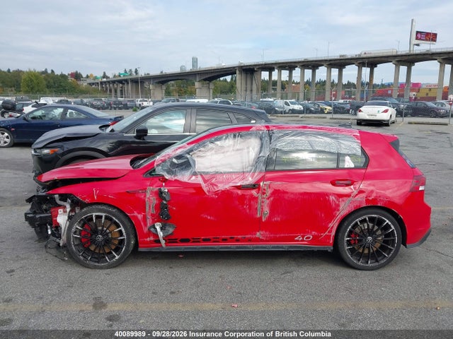 40089989 :رقم المزاد ، WVW4A7CD4PW184548 vin ، 2023 Volkswagen Gti مزاد بيع