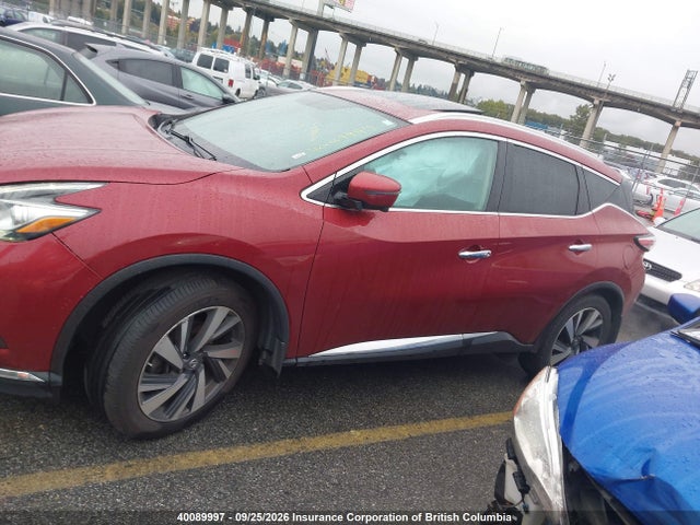 Продажа на аукционе авто 2017 Nissan Murano S/sl/sv/platinum, vin: 5N1AZ2MH3HN183104, номер лота: 40089997