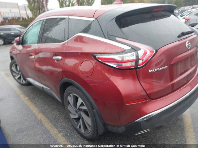 Продажа на аукционе авто 2017 Nissan Murano S/sl/sv/platinum, vin: 5N1AZ2MH3HN183104, номер лота: 40089997